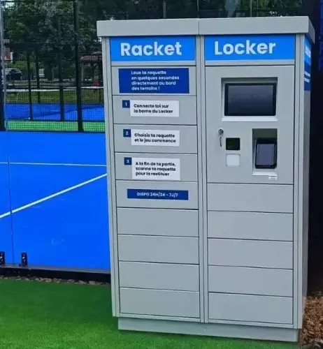 Racket Locker (casiers connectés)